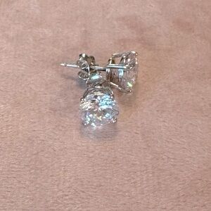 Elegant Sterling Silver Stud Earrings